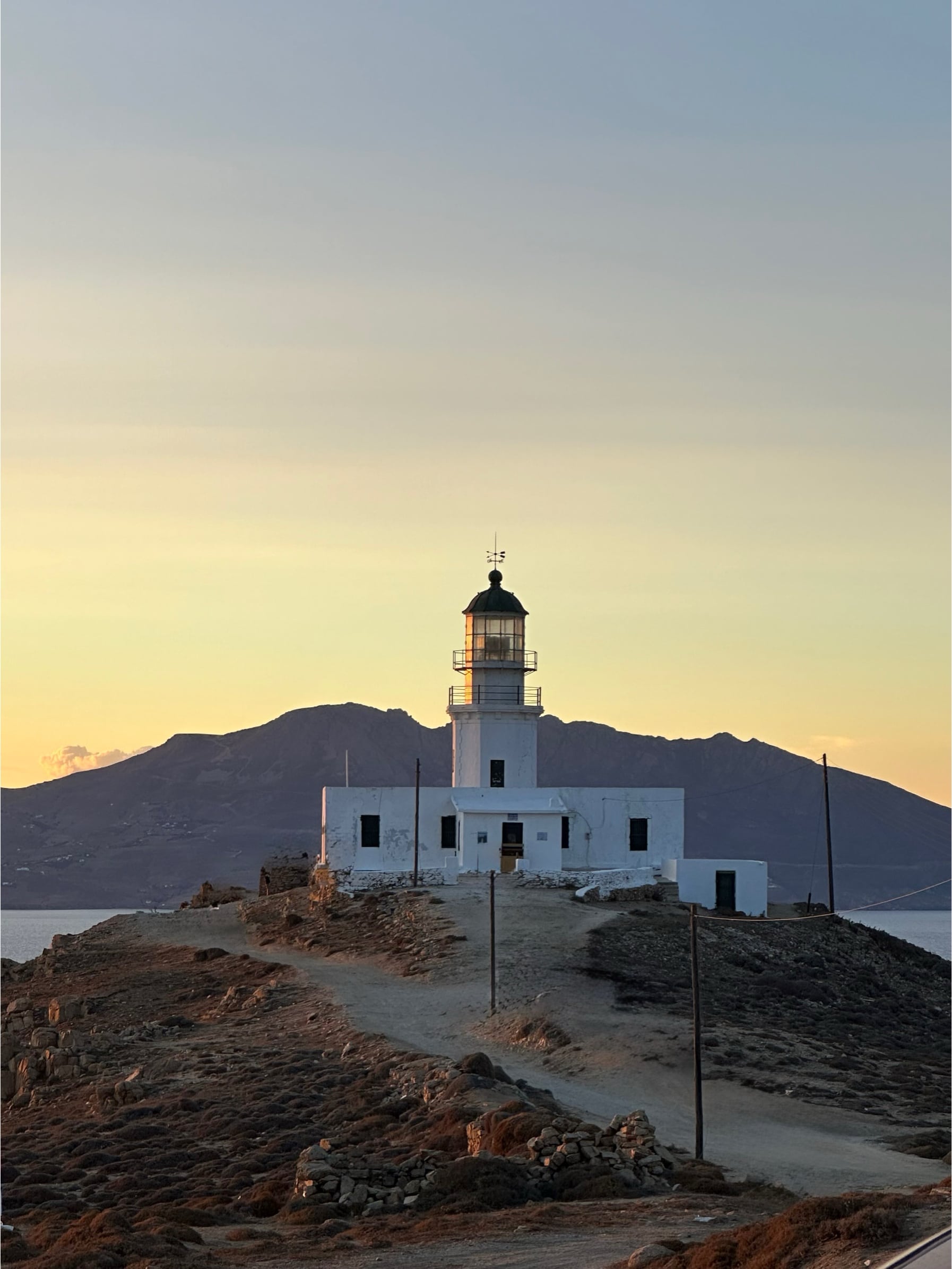the lighthouse of Mykonos